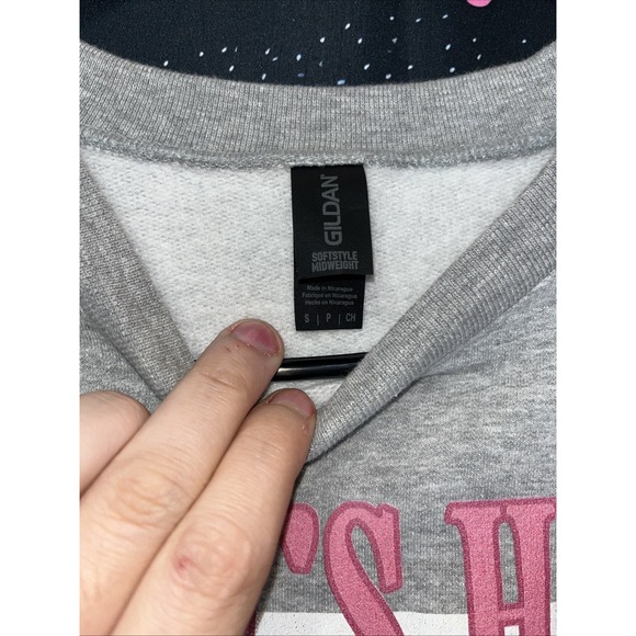 Gildan Gray Donald Trump 2024 Daddy's‎ Home Crew neck Sweatshirt Size Small - Picture 2 of 5